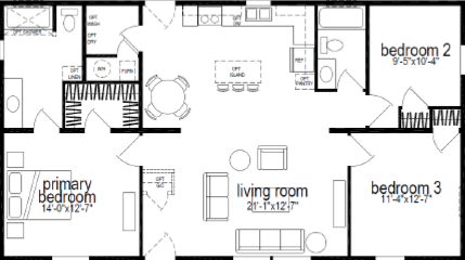 Ridgewood J947 Floor Plan