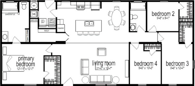 Community fremont 6242 floor plan home features