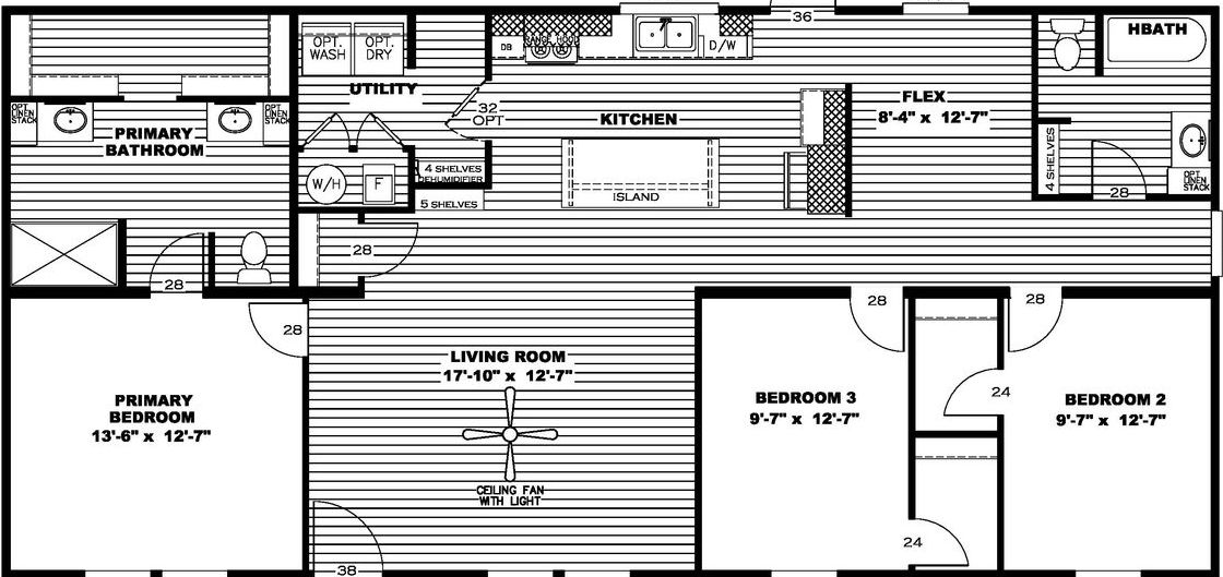 Sterling anniversary floor plan home features