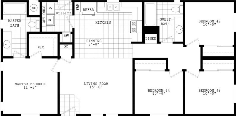 Sierra value 24484c floor plan home features