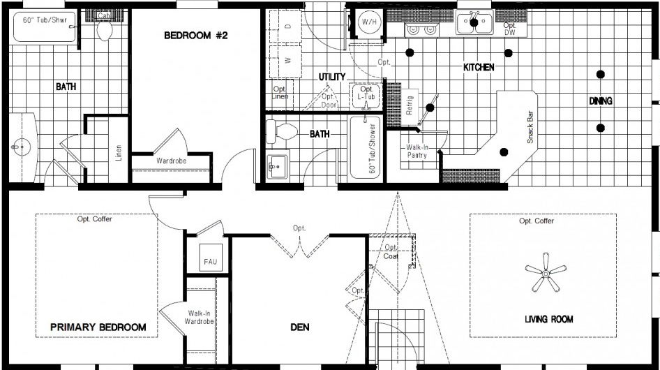 The manzanita floor plan home features