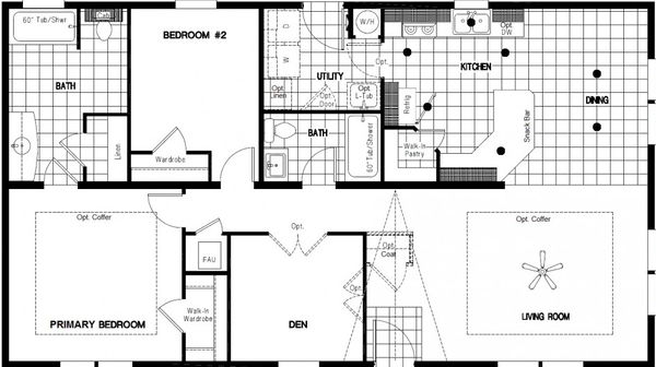 The manzanita floor plan home features