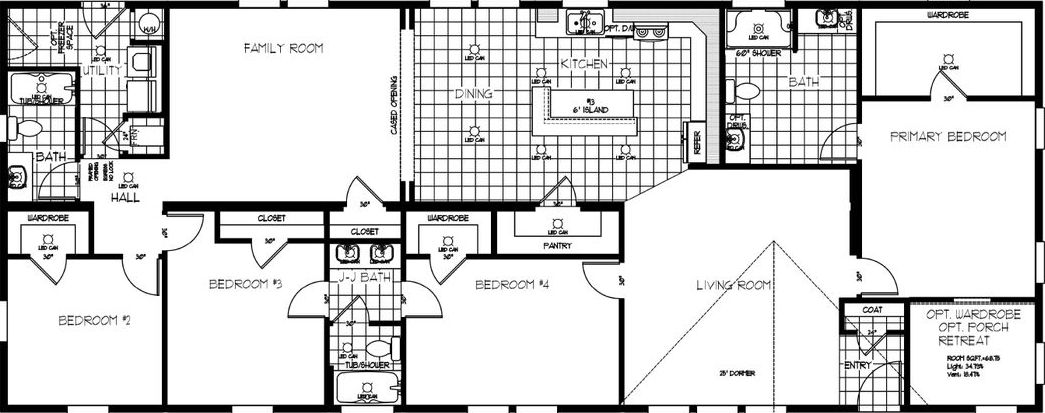 K3076a floor plan home features