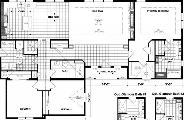 The tamarack floor plan home features