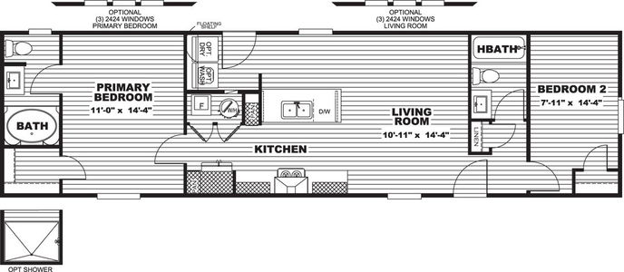 Lewis floor plan home features