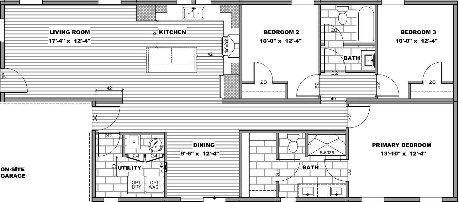 Belmont r west floor plan home features