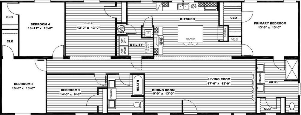 Homestead breeze floor plan home features