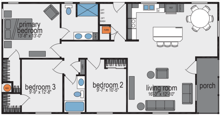 Sunset Ridge-K530G Floor Plan