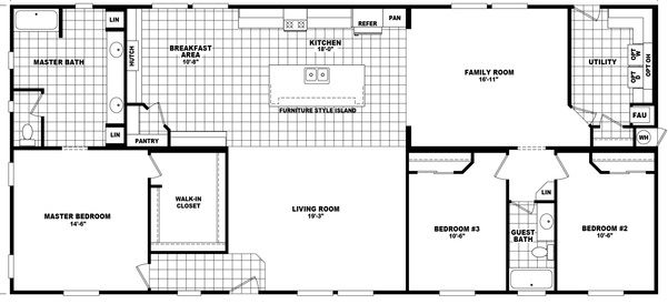 Mountain ridge 32703a floor plan home features