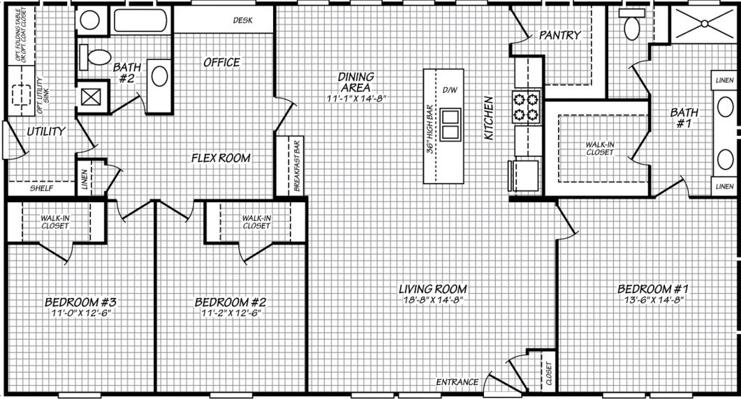 Landmark 32563l floor plan home features
