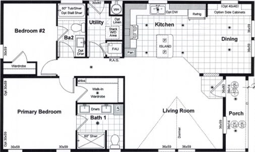 Perris floor plan home features