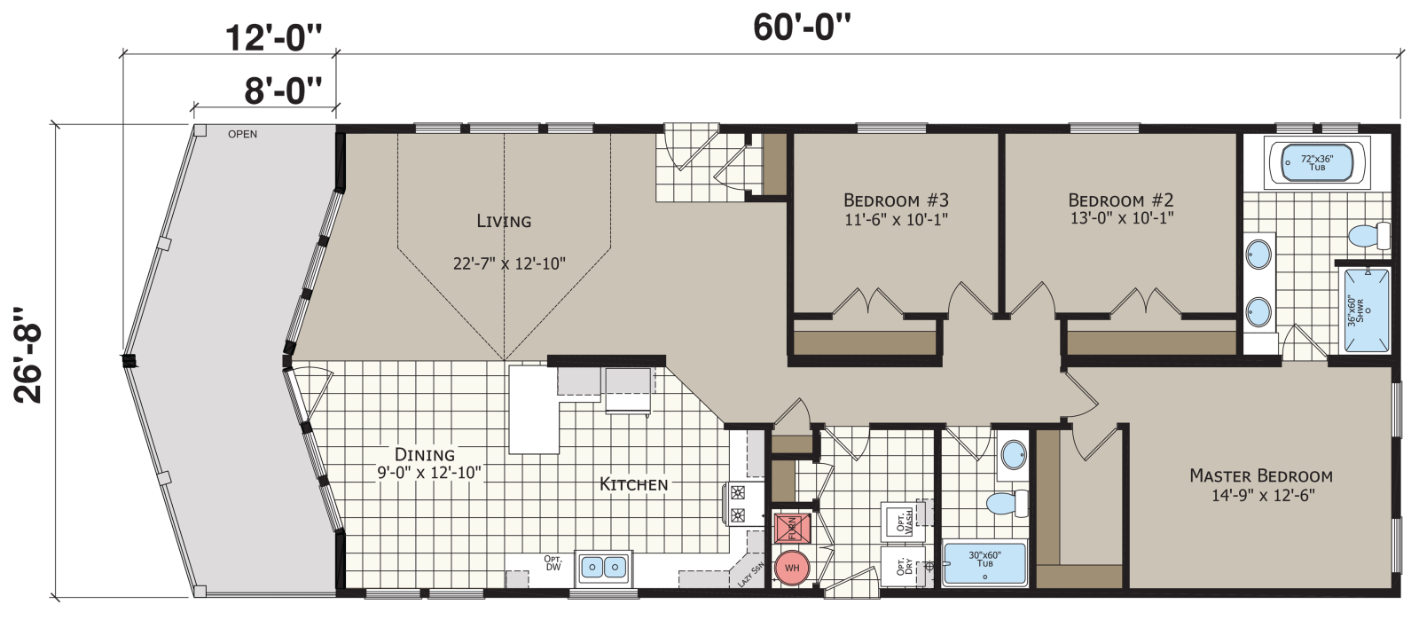 Crystal Bay Estates CB4603C Floor Plan