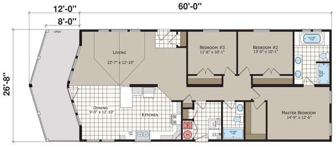 Crystal bay estates cb4603c floor plan home features