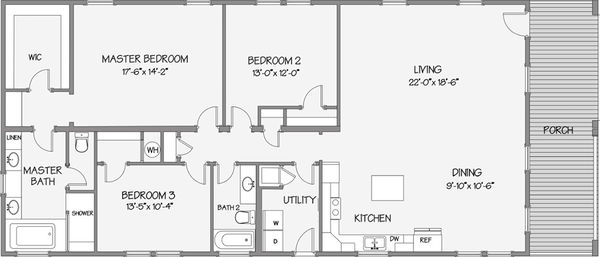 Homewood floor plan home features