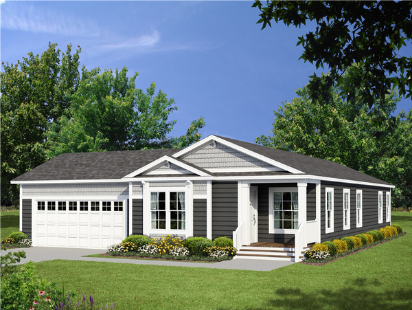 Caribou hero, elevation, and exterior home features