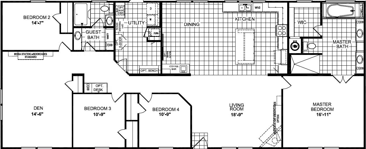 High plains 3387 floor plan home features