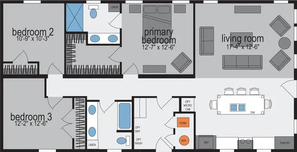 Orion floor plan home features