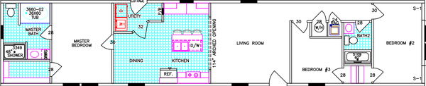 Mei floor plan home features
