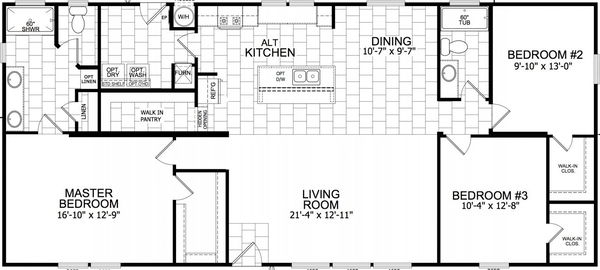 Willow floor plan home features