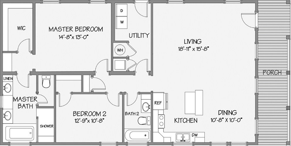 Homewood floor plan home features