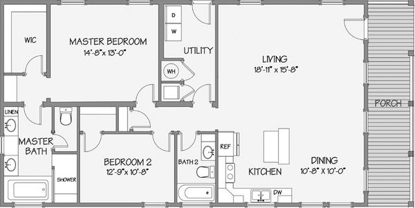 Homewood floor plan home features