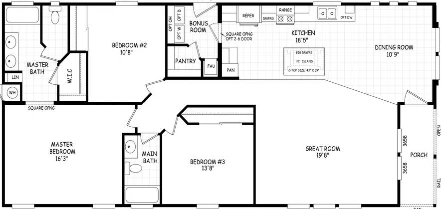 Sedona Ridge 28603A Floor Plan