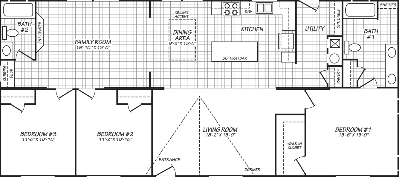 The Queen's River (28603N) Floor Plan