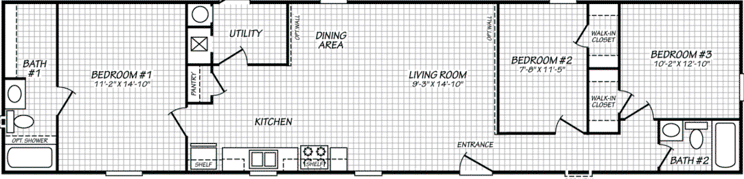 Valuhomes 16663v floor plan home features