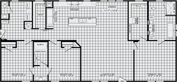 Liberty 3264528 floor plan home features