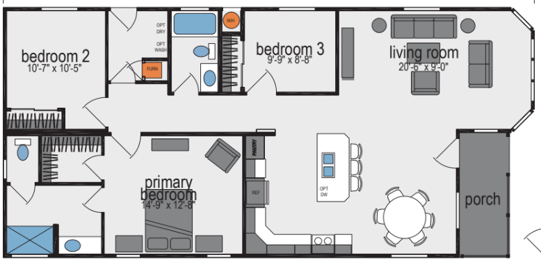 Sunset Ridge-K594H Floor Plan