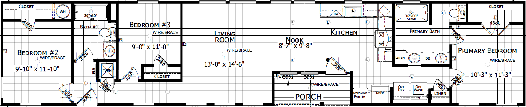Innovation 3 floor plan home features