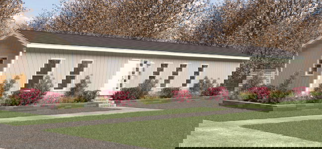Pure 14663m hero, elevation, and exterior home features