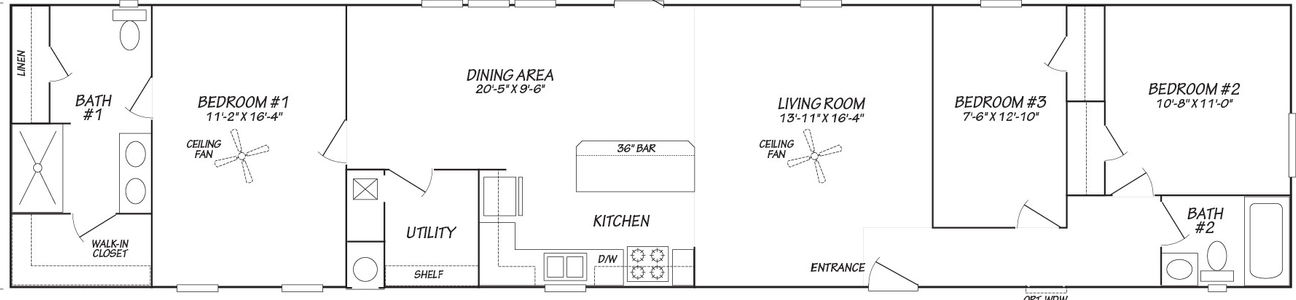 Topaz 18763a floor plan home features