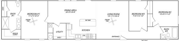 Topaz 18763a floor plan home features