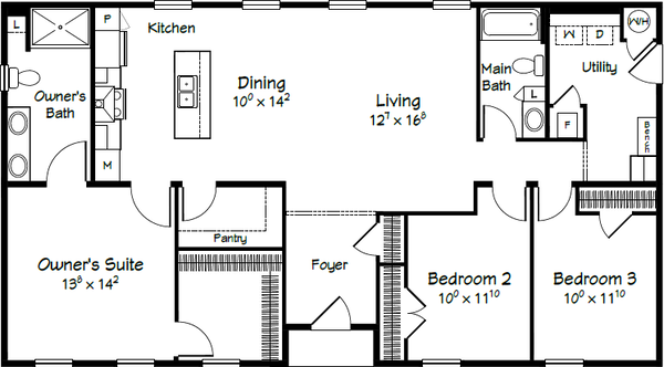 Evolution series adams 3254 floor plan home features