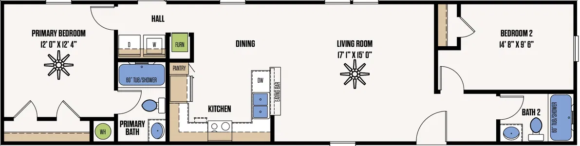 The grapevine floor plan home features