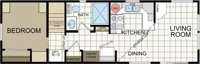 Aps-504 floor plan home features