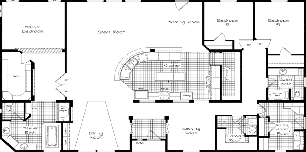 Pinehurst 2510 V1 Floor Plan