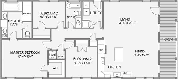 Ivy floor plan home features