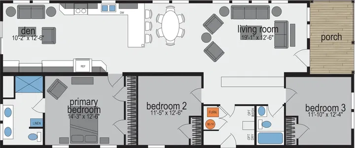 Pika floor plan home features