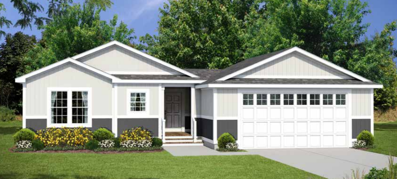 Arapaho hero, elevation, and exterior home features