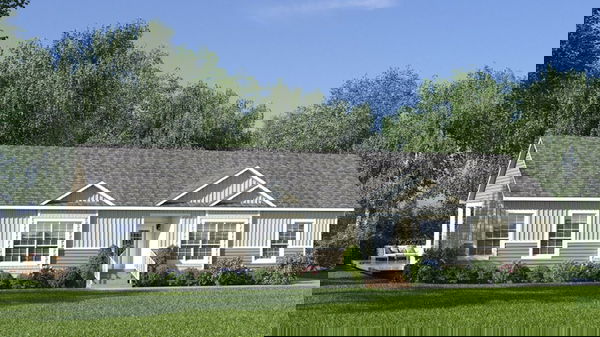 Alexander hero, elevation, and exterior home features