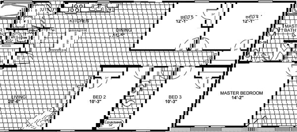 Magnificent seven 2324 floor plan home features