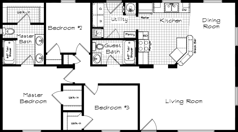 Cedar Canyon 2032-3 Floor Plan