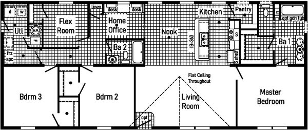 Blazer select td1024-p floor plan home features