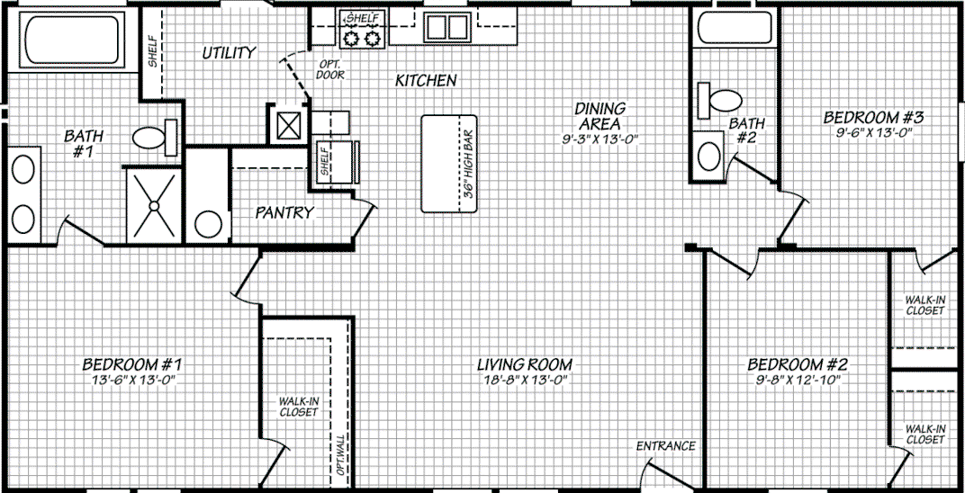 Pinnacle 28523p floor plan home features