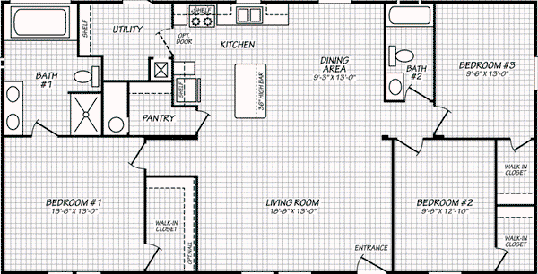 Pinnacle 28523p floor plan home features