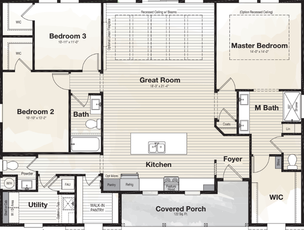 Coronado 3750a floor plan home features