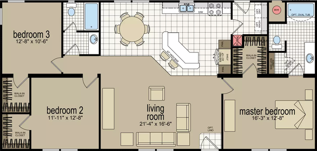 Cm-4563m floor plan cropped home features