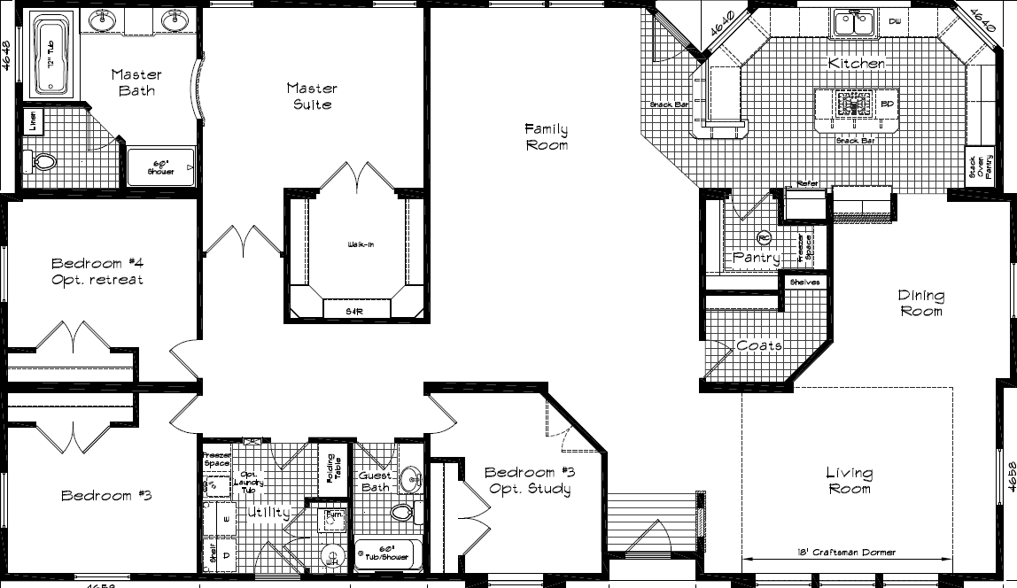 Grand Manor 6008 Floor Plan